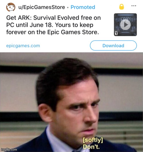 image tagged in michael scott don't softly | made w/ Imgflip meme maker