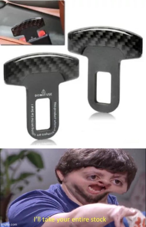 wireless seatbelts | image tagged in jon tron ill take your entire stock | made w/ Imgflip meme maker