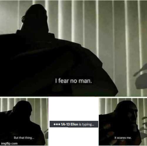 yee | image tagged in i fear no man | made w/ Imgflip meme maker