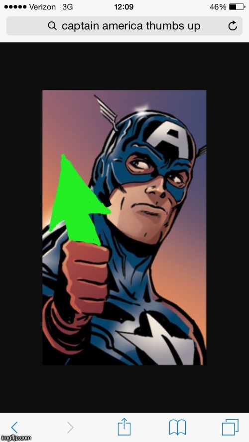 Captain America upvote | image tagged in captain america upvote | made w/ Imgflip meme maker