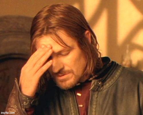 Frustrated Boromir | image tagged in frustrated boromir | made w/ Imgflip meme maker
