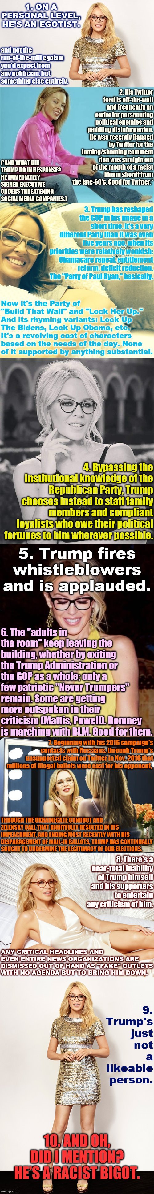 The case against Trump. You tell 'em, Kylie. | image tagged in the case against trump,trump administration,president trump,election 2020,2020 elections,russiagate | made w/ Imgflip meme maker