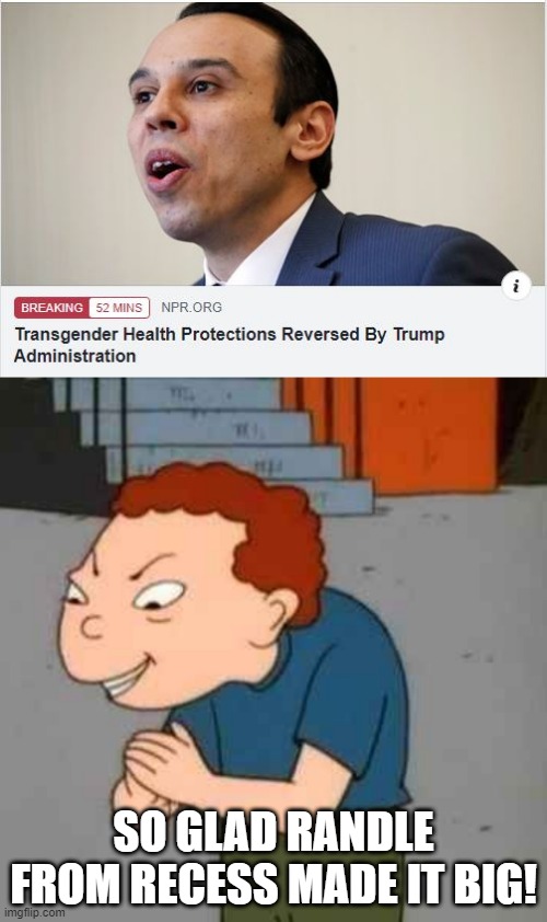 All Grown Up | SO GLAD RANDLE FROM RECESS MADE IT BIG! | image tagged in news,recess | made w/ Imgflip meme maker