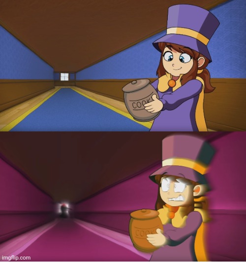 Hat Kid Regretting | image tagged in hat kid regretting | made w/ Imgflip meme maker