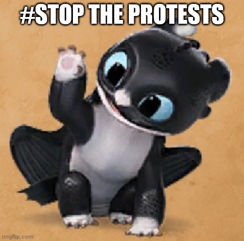 Dragon | #STOP THE PROTESTS | image tagged in dragon | made w/ Imgflip meme maker