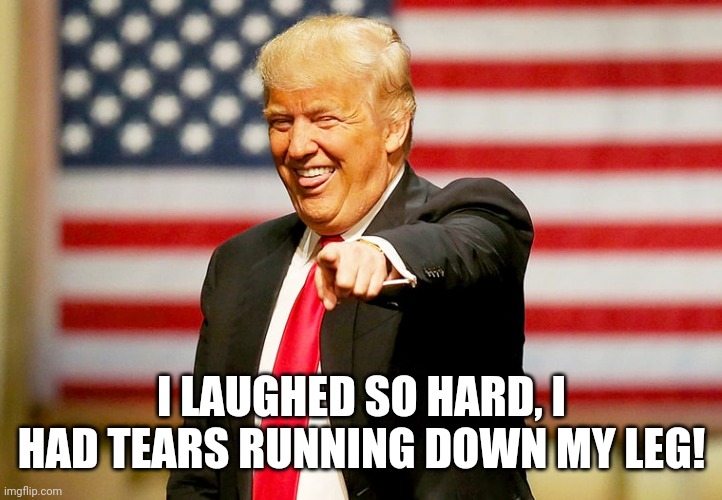 I still hate myself, that is why I hate everyone else | I LAUGHED SO HARD, I HAD TEARS RUNNING DOWN MY LEG! | image tagged in trump fired,trump sucks,we forgive you for thinking he would help you | made w/ Imgflip meme maker