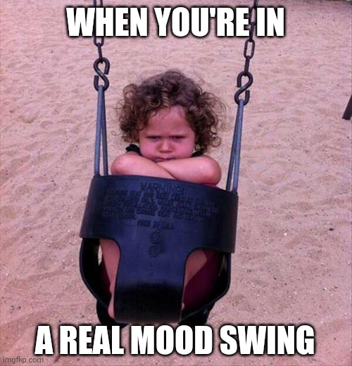 NOW THAT'S A MOOD SWING | WHEN YOU'RE IN; A REAL MOOD SWING | image tagged in memes,kids,mood,moody,swing | made w/ Imgflip meme maker