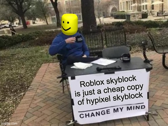 Only People Who Know Roblox Skyblock Will Get It Imgflip