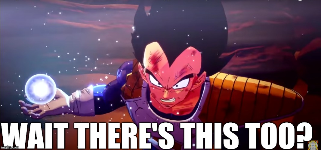 Vegeta rasengan | WAIT THERE'S THIS TOO? | image tagged in vegeta rasengan | made w/ Imgflip meme maker
