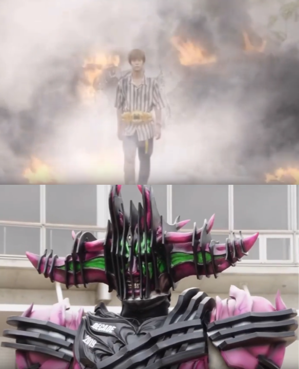 High Quality oma zi-o vs decade Blank Meme Template