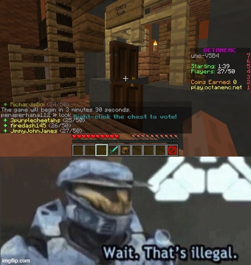 Something's wrong with this door... | image tagged in wait thats illegal,minecraft,illegal minecraft images | made w/ Imgflip meme maker