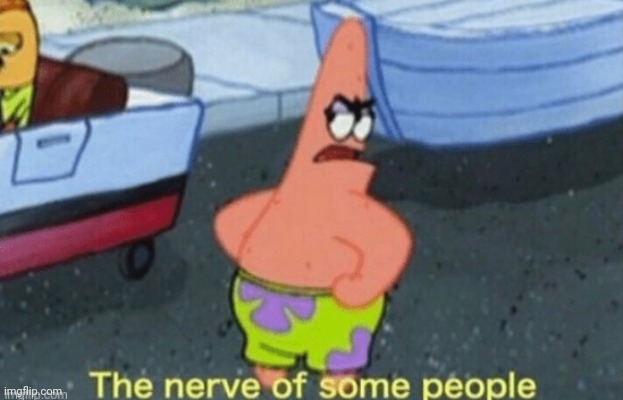 The nerve of some people | image tagged in the nerve of some people | made w/ Imgflip meme maker