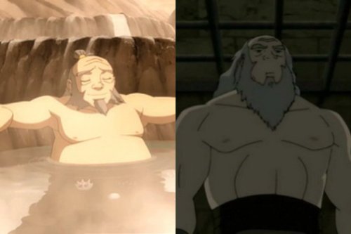 Iroh glow-up Blank Meme Template