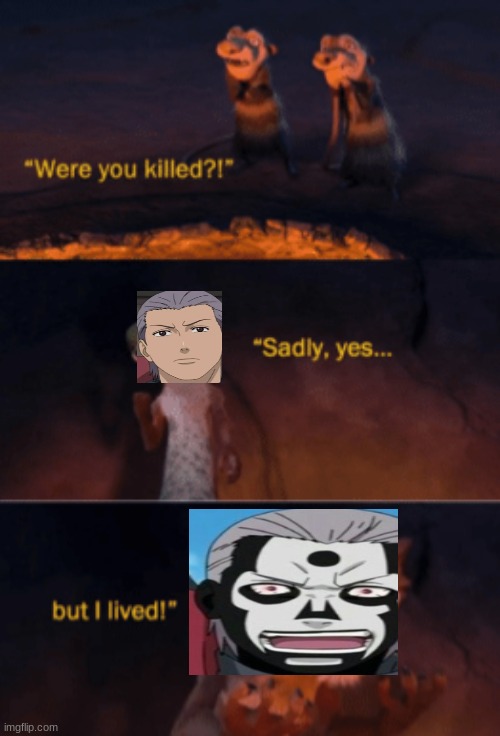 He didn't die | image tagged in naruto shippuden,hidan,boruto | made w/ Imgflip meme maker