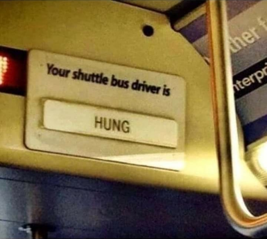 Big Shuttle Bus Driver Blank Meme Template