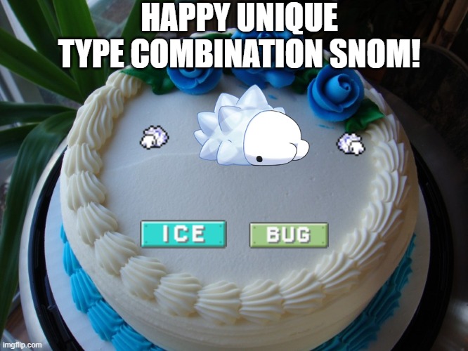 Birthday cake blank | HAPPY UNIQUE TYPE COMBINATION SNOM! | image tagged in birthday cake blank | made w/ Imgflip meme maker