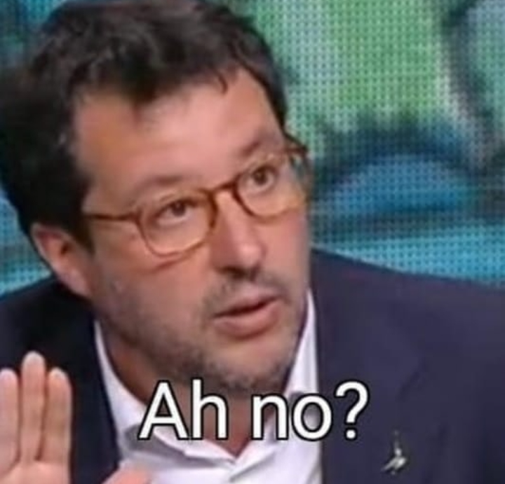 Salvini ah no? Blank Template - Imgflip