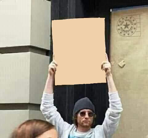 High Quality Protest Blank Meme Template