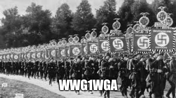 Purgeboi's fantasy | WWG1WGA | image tagged in nazi soldiers | made w/ Imgflip meme maker