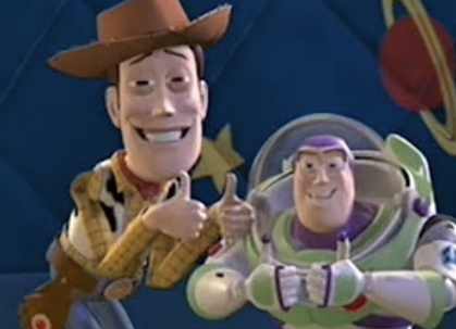 High Quality Woody & Buzz Lightyear Awkward Position Blank Meme Template