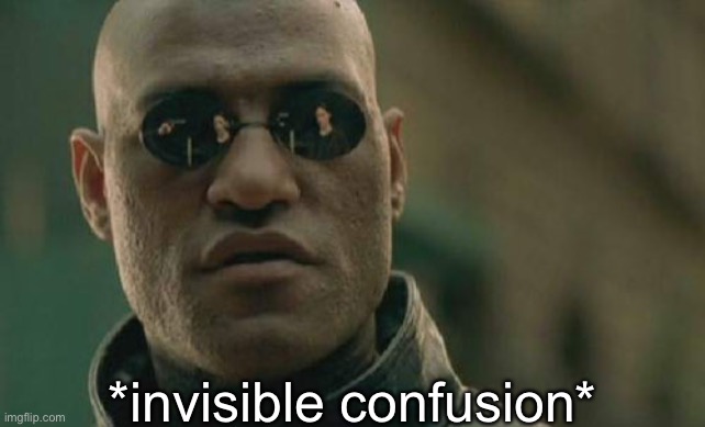 Matrix Morpheus Meme | *invisible confusion* | image tagged in memes,matrix morpheus | made w/ Imgflip meme maker