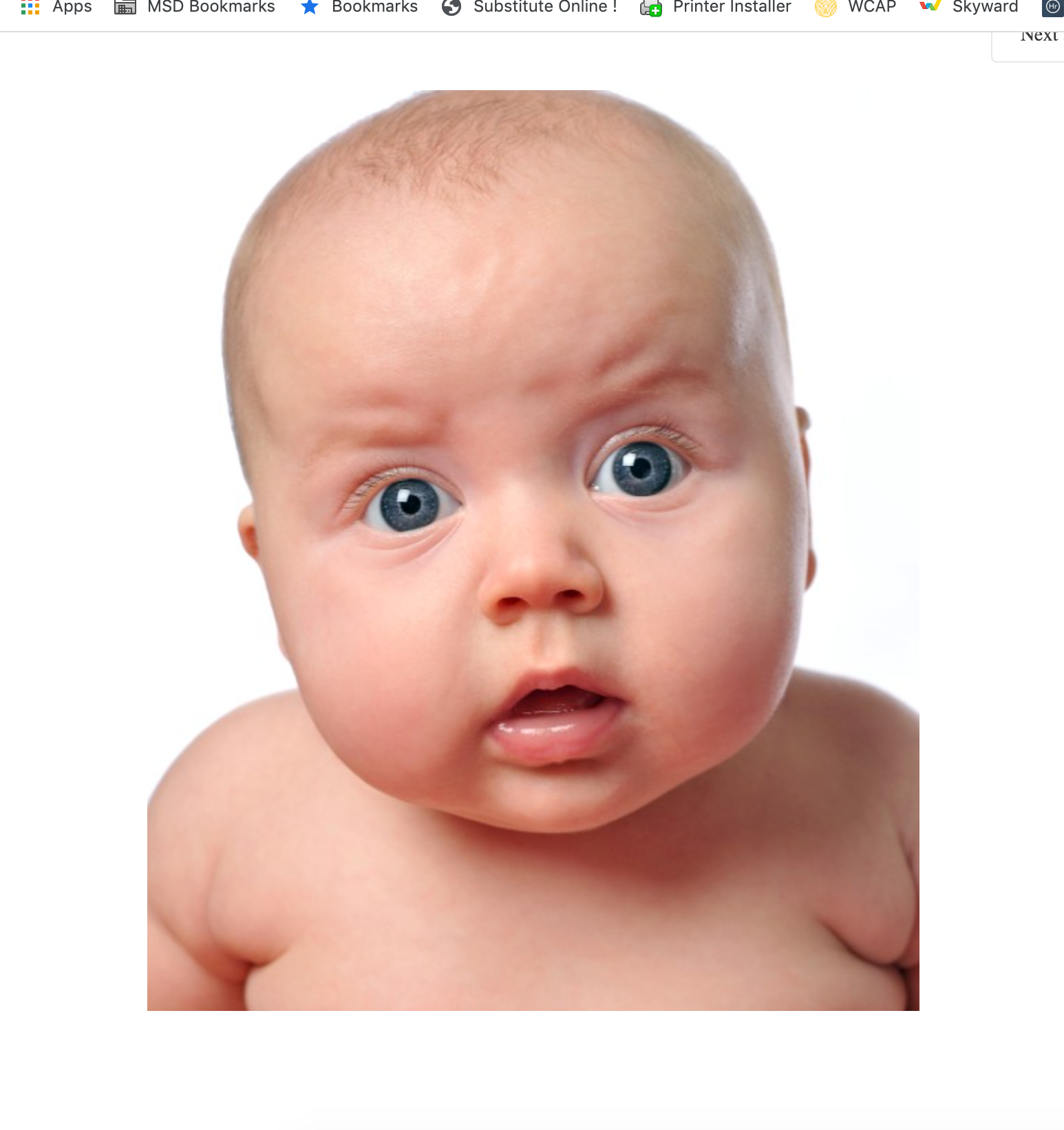 High Quality confused baby Blank Meme Template