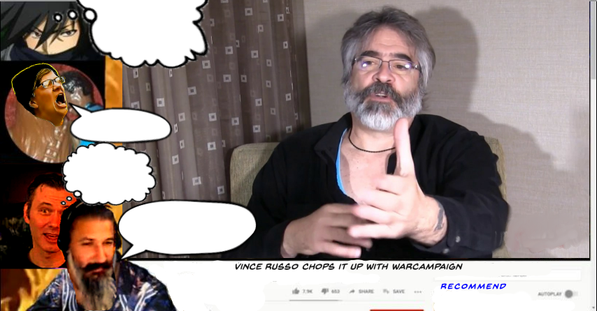 High Quality Warcampaign speaks with Vince Russo Blank Meme Template