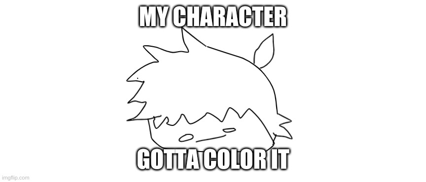 its time for a new order character | MY CHARACTER; GOTTA COLOR IT | image tagged in characters,new,no color | made w/ Imgflip meme maker