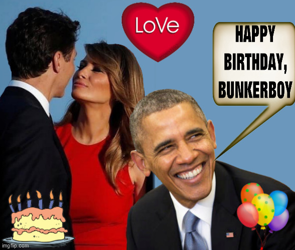 Obama Day | image tagged in trump,melania trump,justin trudeau,obama,donal trump birthday,happy birthday | made w/ Imgflip meme maker