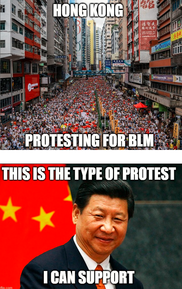 hong kong protest Blank Meme Template