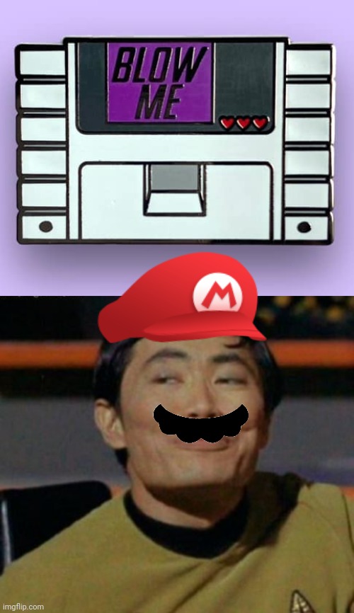 OH MAMA MIA | image tagged in sulu,memes,oh my,snes | made w/ Imgflip meme maker