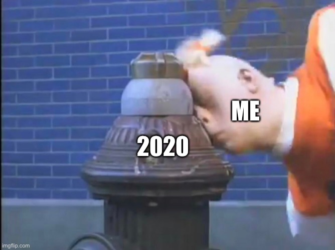 Not even half way :) | ME; 2020 | image tagged in 2020 | made w/ Imgflip meme maker