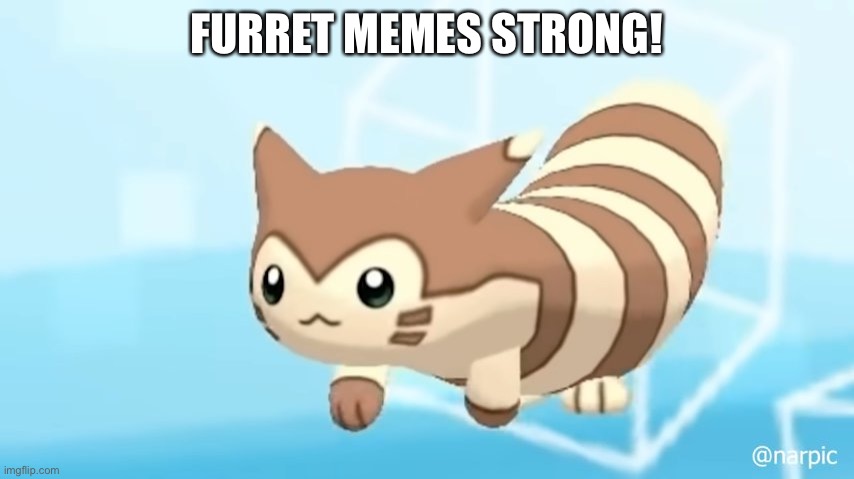 Furret Walcc | FURRET MEMES STRONG! | image tagged in furret walcc | made w/ Imgflip meme maker