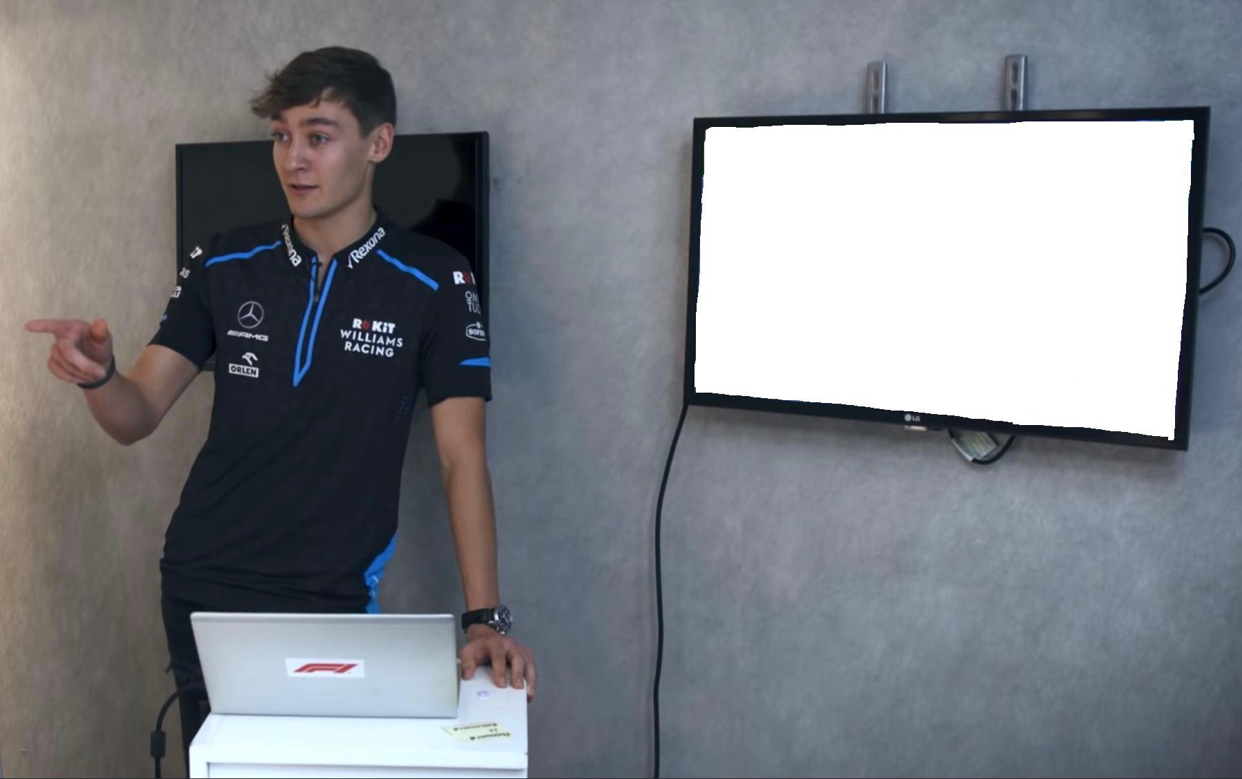 High Quality George Russell Blank Meme Template