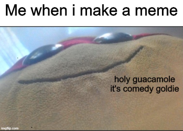 turtle holy guacamole | Me when i make a meme | image tagged in turtle holy guacamole | made w/ Imgflip meme maker