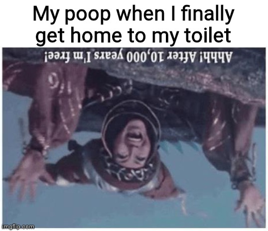 Prairie dogging it | My poop when I finally get home to my toilet | image tagged in power rangers | made w/ Imgflip meme maker