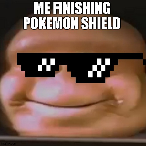 The Almighty Loaf | ME FINISHING POKEMON SHIELD | image tagged in the almighty loaf | made w/ Imgflip meme maker