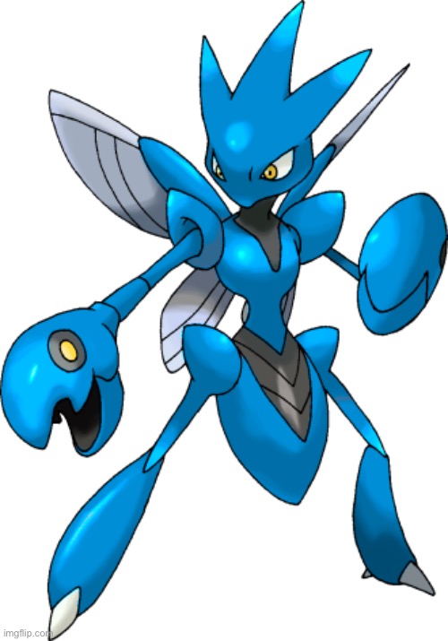 Blu the scizor’s normal form has been remade - Imgflip