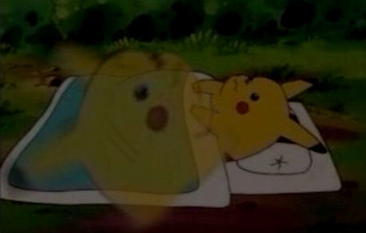 Pikachu at 2am Blank Meme Template