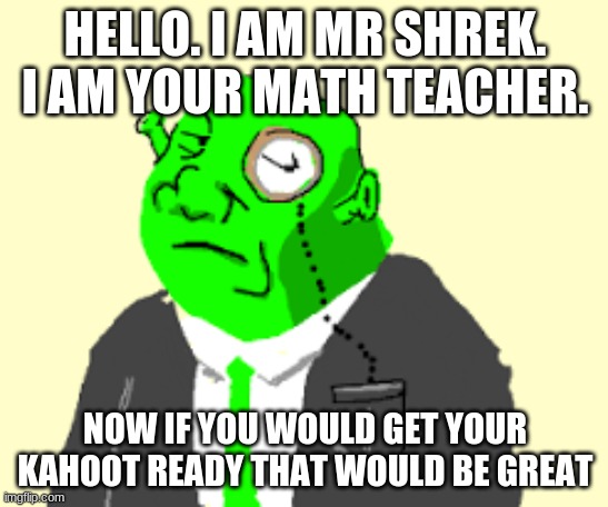 Daily Inspirational Shrek Meme on X: Math is the language of the