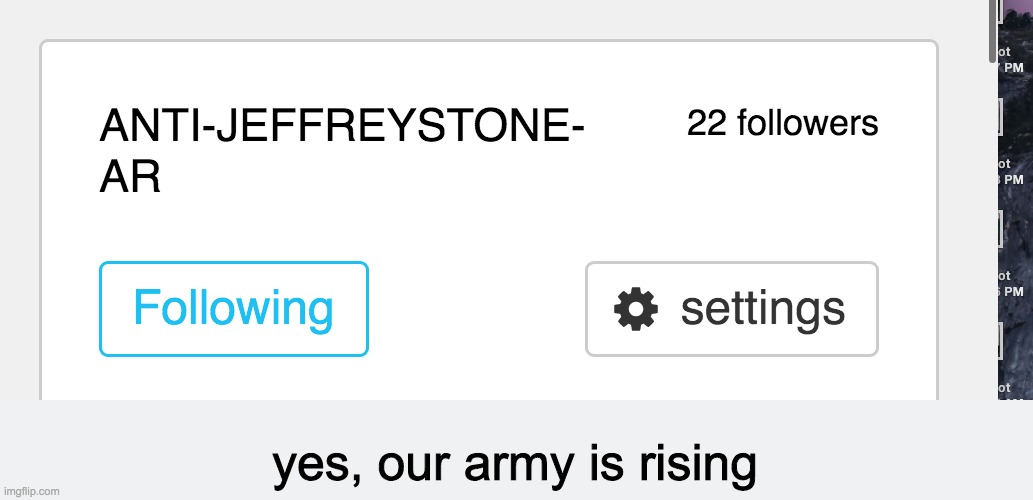 yes, our army is rising | made w/ Imgflip meme maker