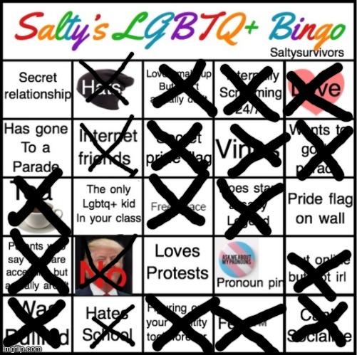 oooooooooooooooooooooooof | image tagged in the pride bingo | made w/ Imgflip meme maker