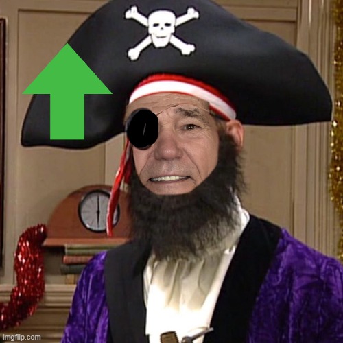 image tagged in kewlew as pirate | made w/ Imgflip meme maker