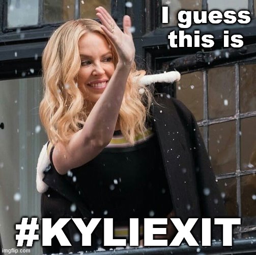 My complex, difficult, and protracted breakup with ImgFlip in one word. | I guess this is; #KYLIEXIT | image tagged in kylie snow wave,imgflip,imgflip humor,brexit,political humor,meanwhile on imgflip | made w/ Imgflip meme maker