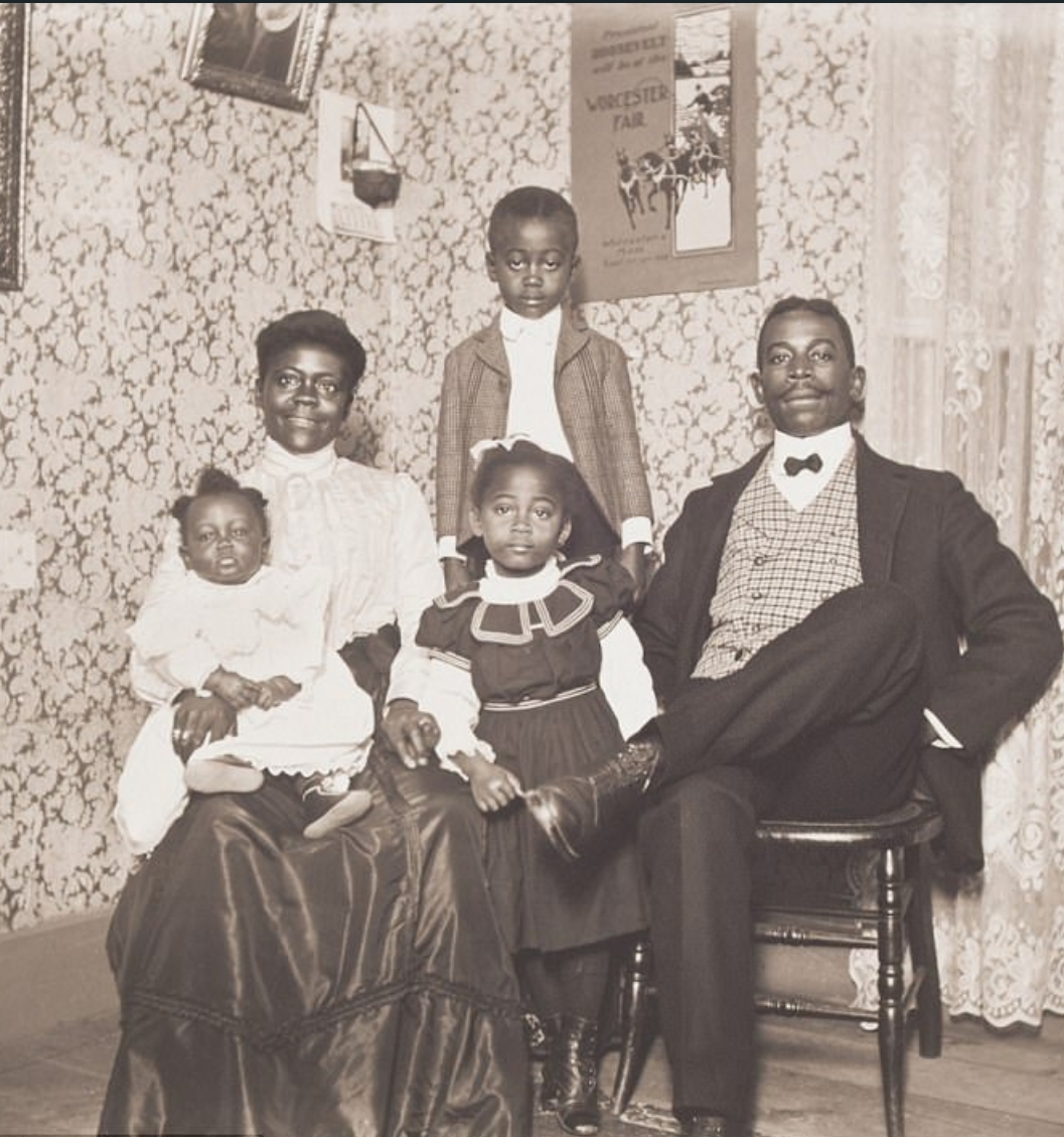 Black Family Early 1900s Blank Meme Template