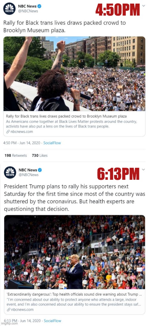 4:50PM; 6:13PM | image tagged in fake news,nbc news | made w/ Imgflip meme maker