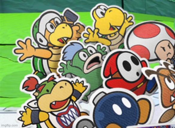Mario enemies augh | image tagged in mario enemies augh | made w/ Imgflip meme maker