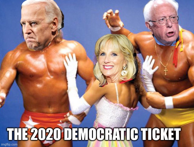 The 2020 Democratic Ticket | THE 2020 DEMOCRATIC TICKET | image tagged in bernie sanders,joe biden | made w/ Imgflip meme maker