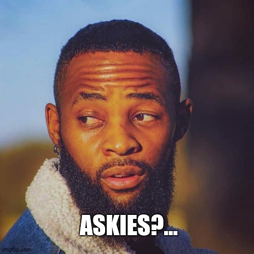 Askies? | ASKIES?... | image tagged in say what,say that again i dare you,what | made w/ Imgflip meme maker