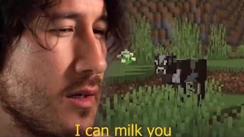 I can milk you Blank Meme Template